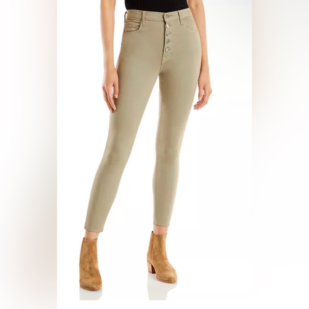 Lillie High Rise Cropped Skinny Jeans.